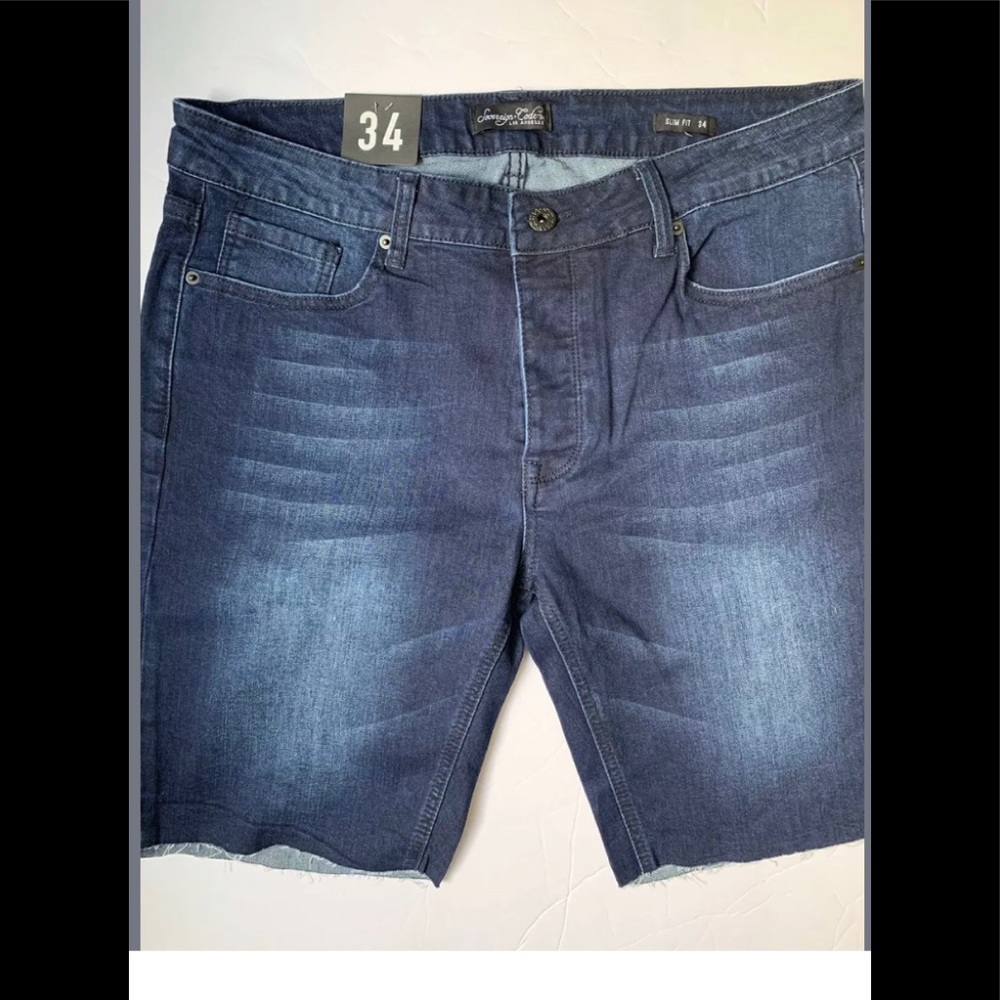 NWT Sovereign codes Mens slim fit Jean Shorts  34